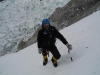 Gerfried im Aufstieg im Couloir